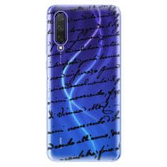 iSaprio Silikónové puzdro - Handwriting 01 - black pre Xiaomi Mi 9 Lite