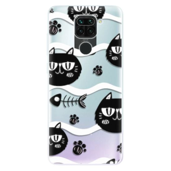 iSaprio Silikónové puzdro - Cat pattern 04 pre Xiaomi Redmi Note 9