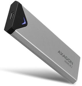 Externý box Axagon EEM2-UG2 USB-C - M.2 NVMe SSD box (EEM2-UG2) pripojenie SSD 2,5 palca