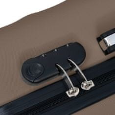 Petromila vidaXL Súprava cestovných kufrov s tvrdým krytom 2 ks hnedá ABS
