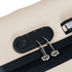 Petromila vidaXL Súprava cestovných kufrov s tvrdým krytom 2 ks zlatá ABS