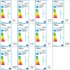 Vidaxl Závesná lampa čierna okrúhla 3 x E27 žiarovky