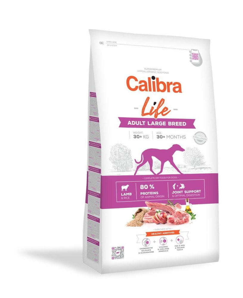 Calibra Dog Life Adult Large Breed Lamb 12 kg