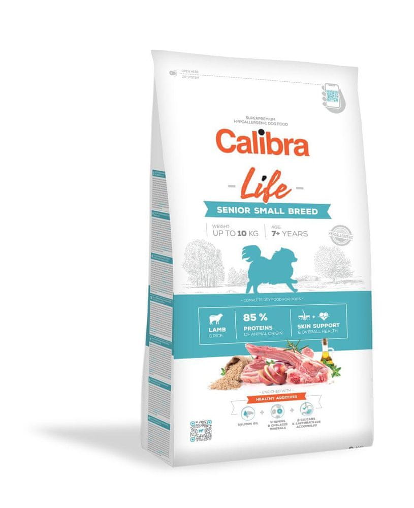 Calibra Dog Life Senior Small Breed Lamb 6 kg