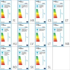 Vidaxl Závesná lampa biela a strieborná Ø70 cm E27