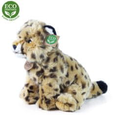 Rappa Plyšový gepard sediaci, 25 cm, ECO-FRIENDLY