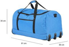 TRAVEL Z Taška s kolieskami Foldable Wheelbag Blue