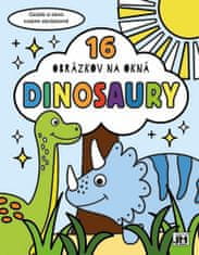 16 obrázkov na okná Dinosaury - Ozdob si okno svojimni obrázkami