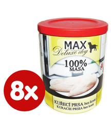 FALCO MAX deluxe kuracie prsia bez kosti 8 x 800 g