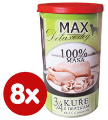 FALCO MAX deluxe 3/4 kurčaťa s držkami 8 x 1200 g