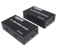 PremiumCord 4K HDMI extender na 100 m cez jeden kábel Cat5e / Cat6 khext100-2 - rozbalené