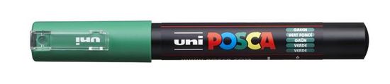 UNI Akrylový popisovač "Posca PC-1M", zelená, 0,7 - 1,0 mm, 2UPC1MZ