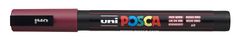 UNI Akrylový popisovač "Posca PC-3M", červené víno, 0,9-1,3 mm, 2UPC3MVOROSBOR