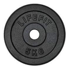 LIFEFIT Kotúč 5kg, kovový, pre 30 mm tyč