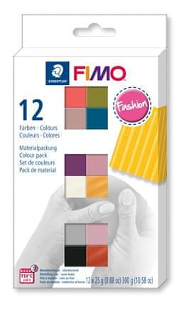 FIMO FIMO soft sada 12 farieb 25 g FASHION