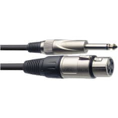 Stagg SMC6XP, mikrofónny kábel XLR/Jack, 6m