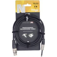 Stagg NMC3XPR, kábel XLR/JACK, 3m