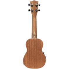 Stagg US-30 E, elektroakustické sopránovej ukulele s puzdrom