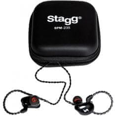 Stagg SPM-235 TR, in-ear slúchadlá, transparentné