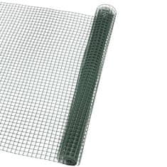 Petromila vidaXL 419764 Nature Garden Screen Square Mesh 5x5 mm 1x3 m Green