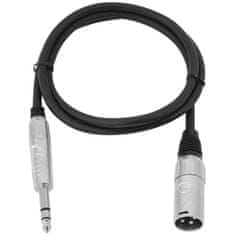 Omnitronic Kabel XK-20 XLR samec - Jack 6,3 stereo, 2 m