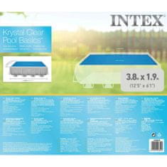 Vidaxl Intex Solárna bazénová plachta, obdĺžniková 400x200 cm