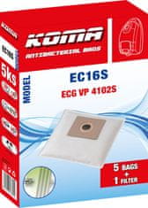 KOMA EC16S - Vrecká do vysávača ECG VP 4102S textilné