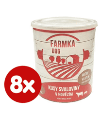 FALCO FARMKA DOG so svalovinou 8 x 800 g