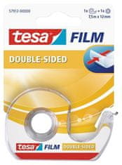 Tesa Lepiaca páska "Tesafilm 57912", obojstranná, s odvíjačom, 12 mm x 7,5 m