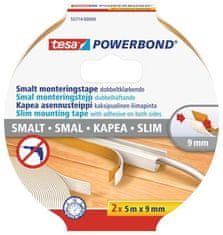 Tesa Montážna páska "Powerbond 55714", úzka, 2 x 9 mm x 5 m