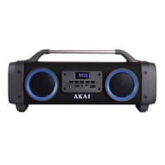 Akai Reproduktor , ABTS-SH02, Bluetooth 5.0, USB, AUX IN, equalizér, karaoke funkcie so vstupom na mikrofón, vstavaná batéria 3600mAh