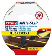 Tesa Protišmyková páska "Anti-Slip 55580", fluorescenčné, 25 mm x 5m