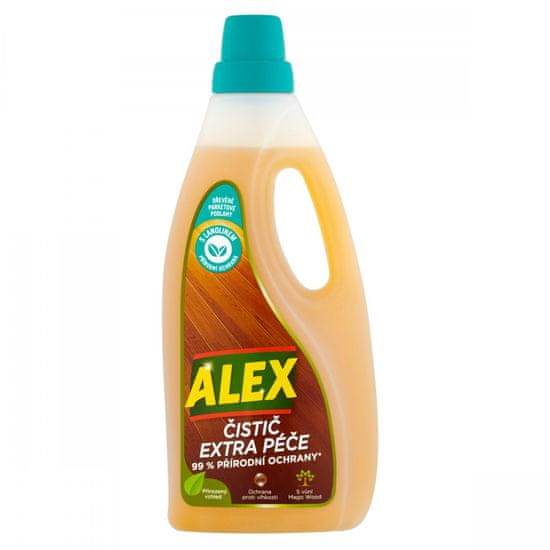 ALEX ALEX ČISTIČ EXTRA STAROSTLIVOSŤ 99% PRÍR.OCHRANA DREVO 750ML