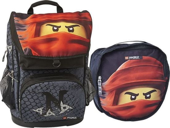 LEGO Bags Ninjago KAI of Fire Maxi - školská aktovka, 2 dielny set