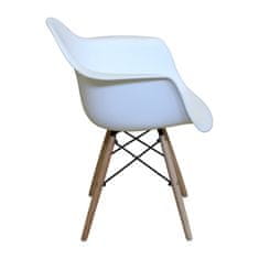 IDEA nábytok Jedálenská stolička DUO biela