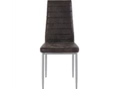 Danish Style Jedálenská stolička Kiki (Súprava 2 ks), antracitová