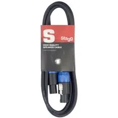 Stagg SSP10SS15, reproduktorový kabel Speakon - Speakon zástrčka, 10m