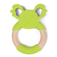 Bo Jungle hryzátko B-TEETHER ANIMAL WOOD Green Koala