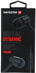 SWISSTEN Earbuds Dynamic YS500, čierna