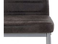 Danish Style Jedálenská stolička Kiki (Súprava 2 ks), antracitová