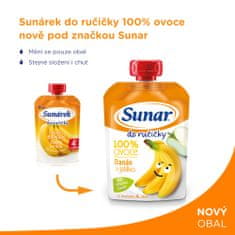 Sunar Do ručičky ovocná kapsička banán 12 x 100 g