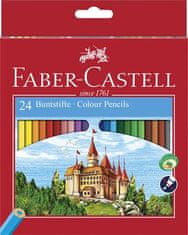 Faber-Castell Farebné pastelky "Classic", 24 farieb, šesťhranné