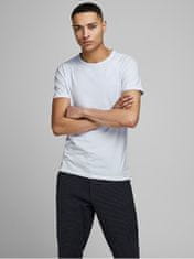 Jack&Jones Pánske tričko JJEBASIC Stretch Fit 12058529 OPTICAL WHITE (Veľkosť XL)