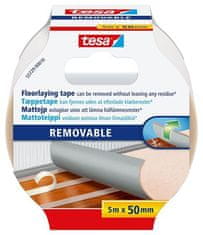 Tesa Obojstranná podlahová páska "Removable 55729" odstrániteľná bez stôp, 50 mm x 5 m