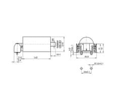 Vossloh-Schwabe Kondenzátor 40938 - Type A 6.5µF/250V-50/60Hz