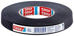 Tesa Lepiaca páska "Extra Power 57230", čierna, spevnená textilom, 19 mm x 50 m