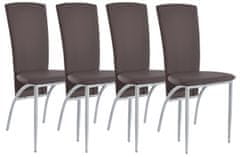 Danish Style Jedálenská stolička Nelso (Súprava 2 ks), hnedá