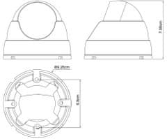 Avtech  DGM2203ASVSEP - 2Mpx IP Dome kamera