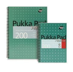 Pukka Pad Blok "Metallic Jotta", A4+, linajkový, 100 listov, špirálová väzba, JM018-LINED