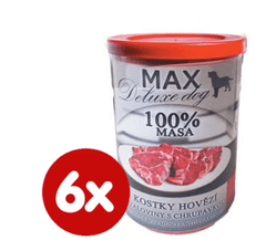 FALCO MAX deluxe kocky hovädzej svaloviny s chrupavkou 6 x 400 g